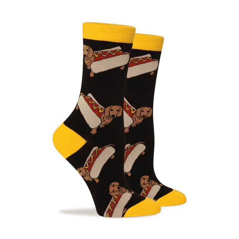 Dackel-Hotdog-Socken