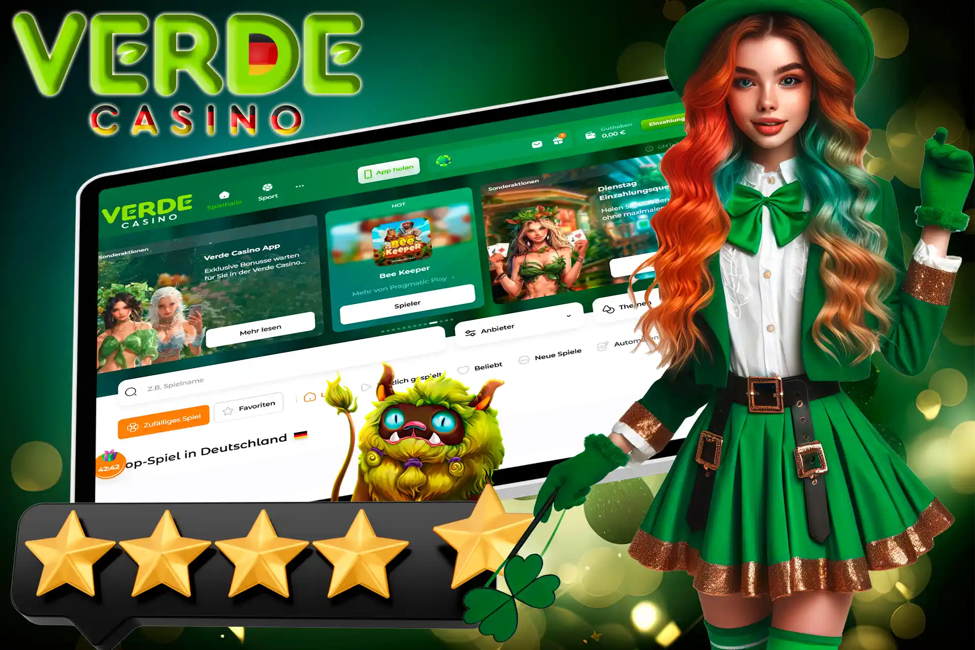 Entdecken Sie jetzt die besten Spiele im Verde Casino