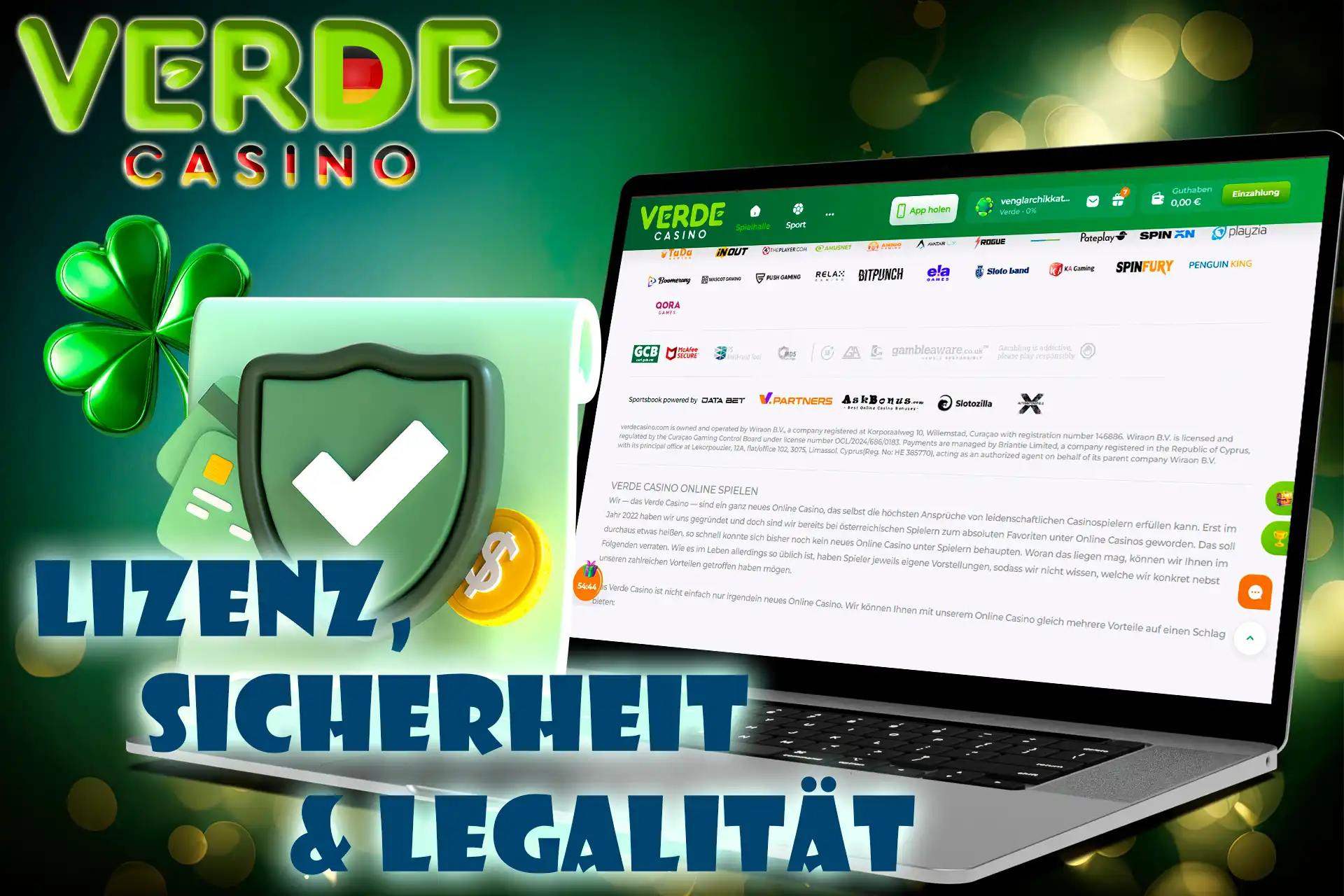 Die Plattform ist lizenziert und legal und sicher.